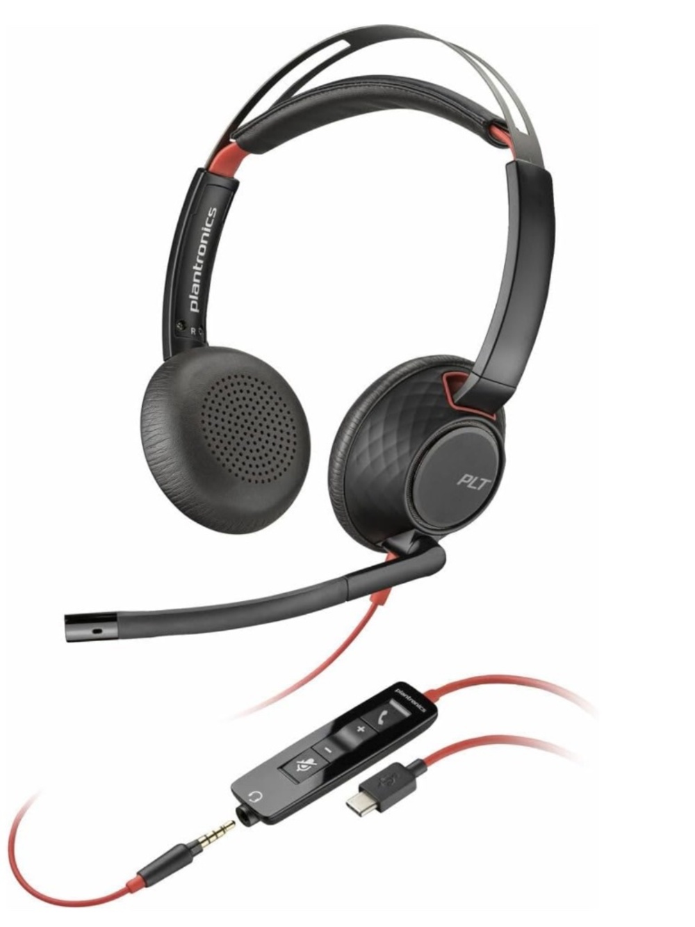 Poly Blackwire 5220 Stereo Headset, USB-C
